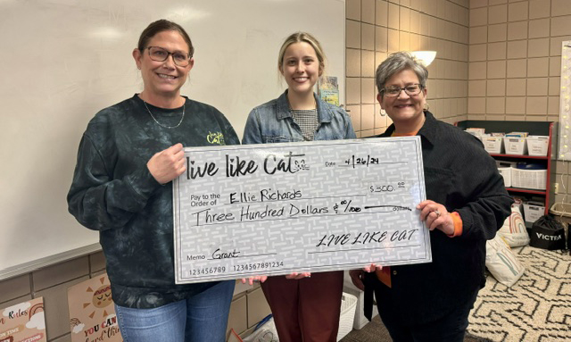 Live Like Cat First Year Teacher Grant Recipient 2023